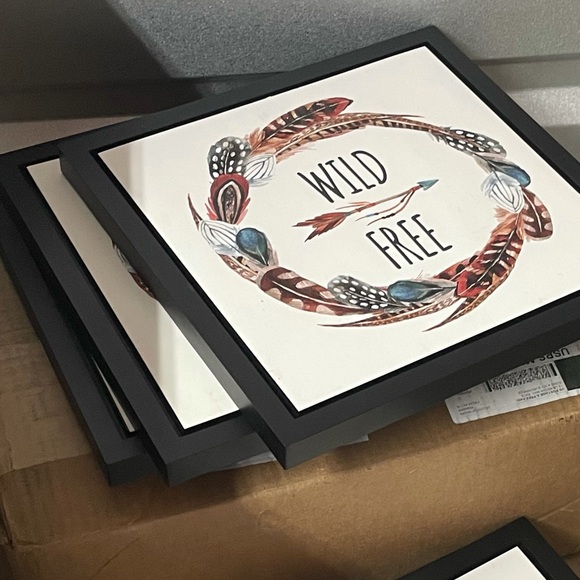 11” x 11” Wild & Free Art - Picture 6 of 6